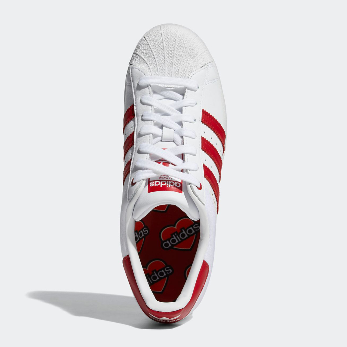 Adidas Superstar Velcro White Red Fy3117 2