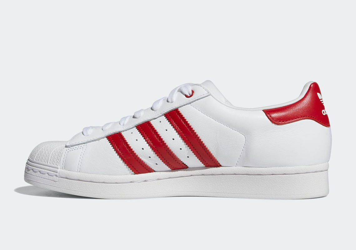 adidas Superstar White Red FY3117 Release Date | SneakerNews.com