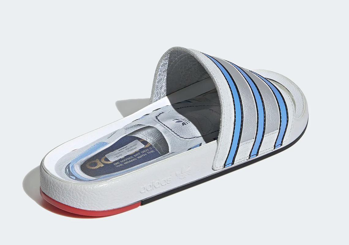 Adidas Adilette Slide Micropacer Silver Fx4410 5
