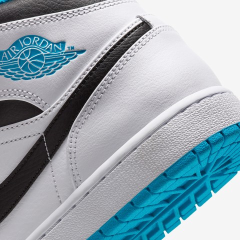 Air Jordan 1 Mid Laser Blue 554724-141 Release Info | SneakerNews.com