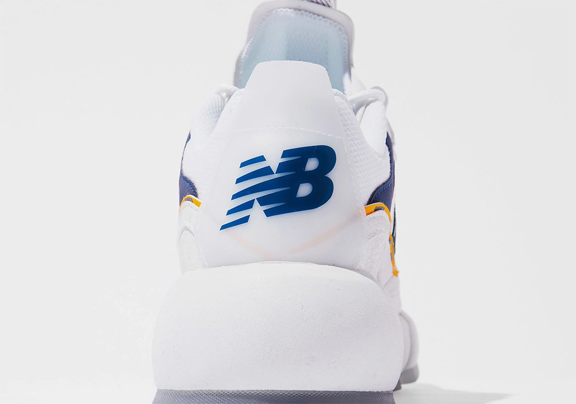 wavy white new balance