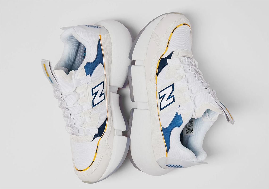 New balance vision racer best sale jaden smith white navy yellow