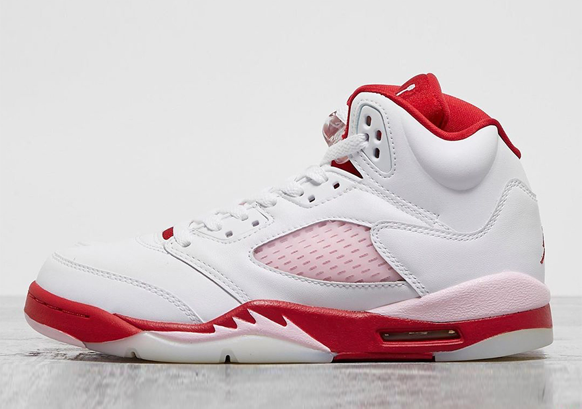 Where side Temperate White And Red Jordan 5s Factory Sale, SAVE 42% - aveclumiere.com