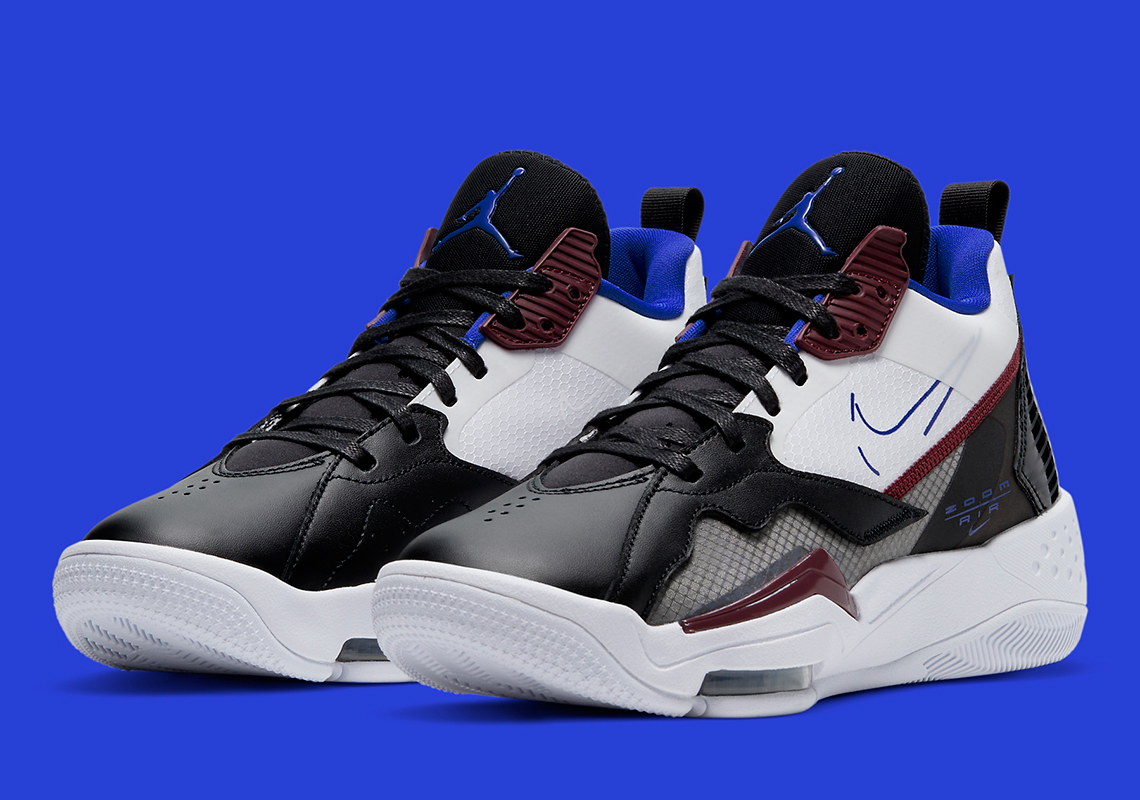 Jordan Zoom 92 Black Blue Burgundy - Release Info | SneakerNews.com