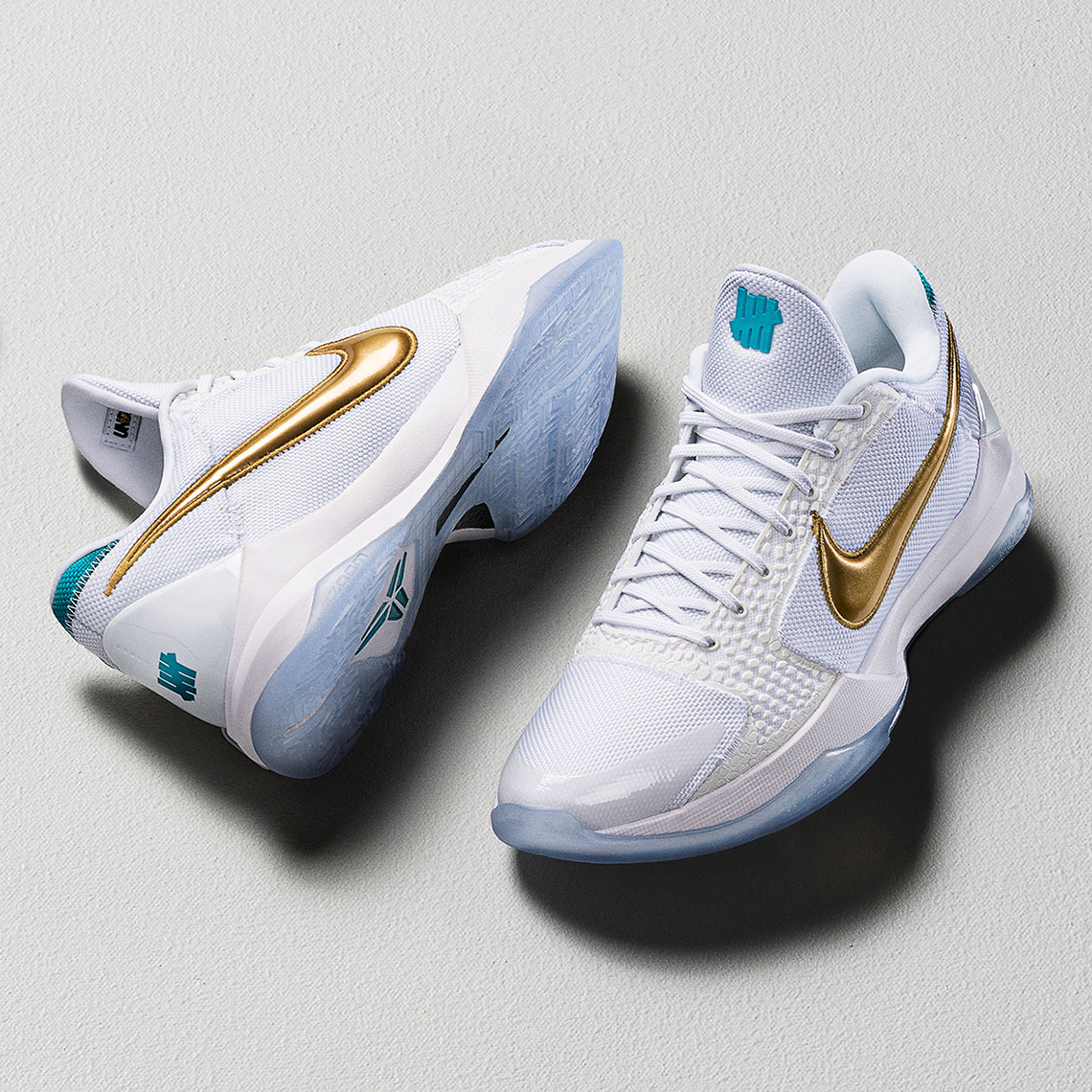 Kobe 5 Undefeated White