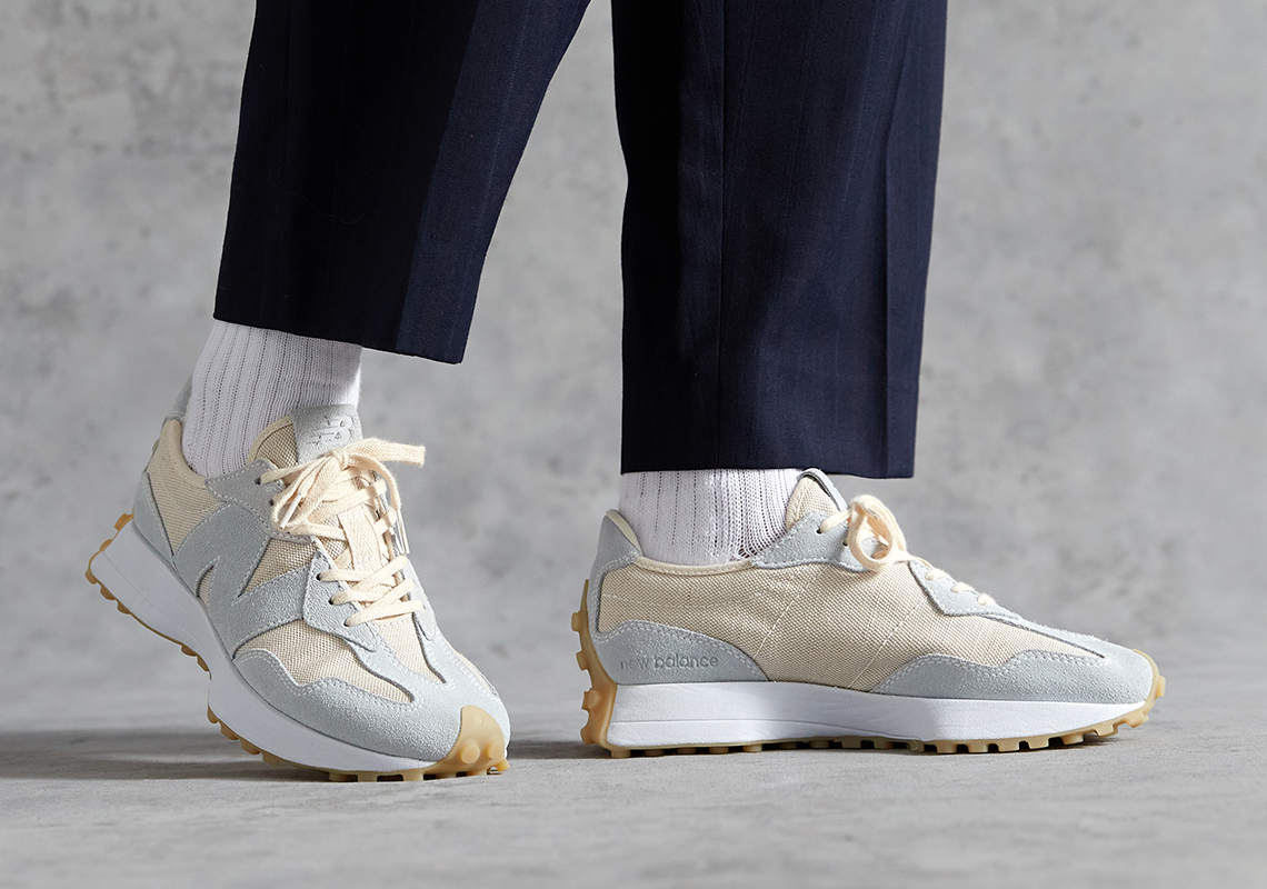 The New Balance 327 Undyed, Which Champions Sustainability, Arrives August 8th