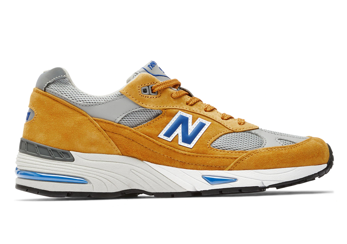The Made In UK New Balance 991 Just Dropped With Yellow Curry Uppers