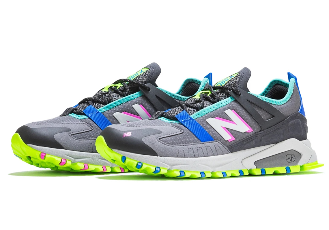 The New Balance X-Racer Pairs Grey Uppers With Bright Neon Accents