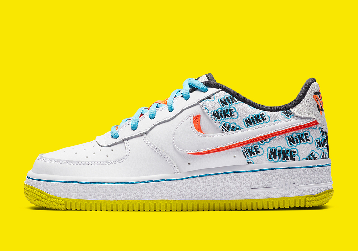 Nike Air Force 1 Low Back To School (2020) (GS) Kids' - CZ8139-100