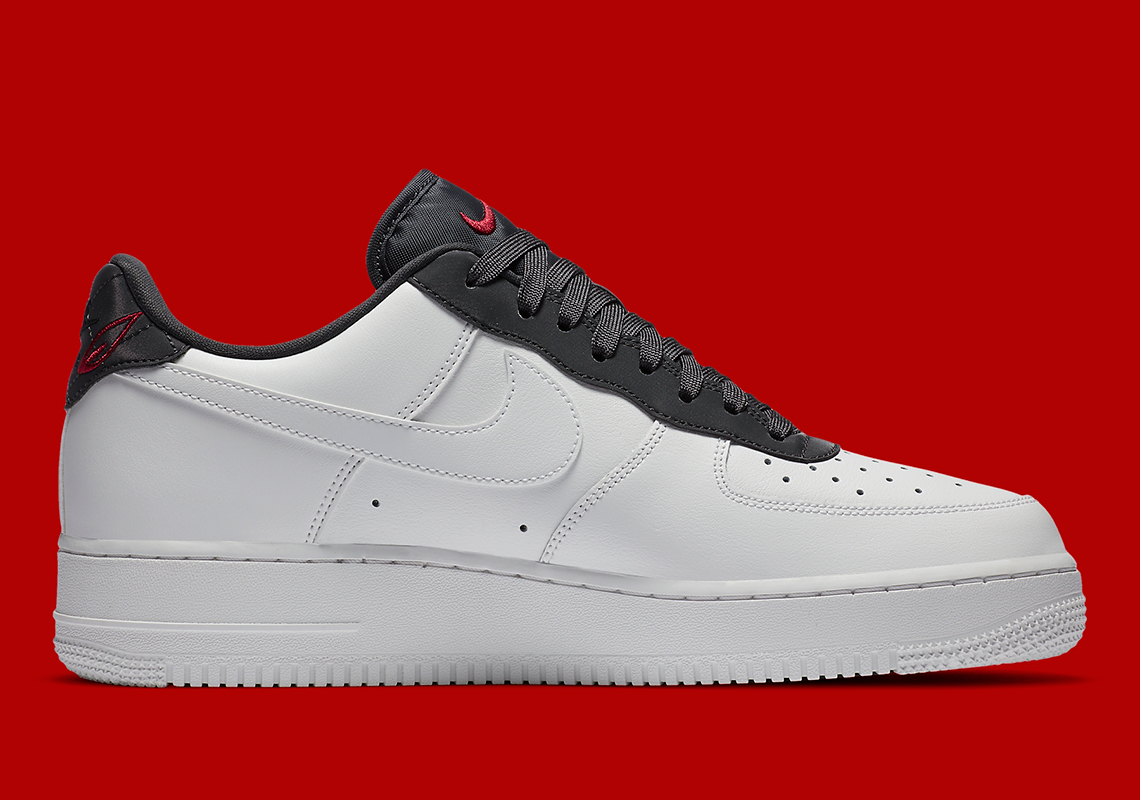 black air force 1 with red tongue