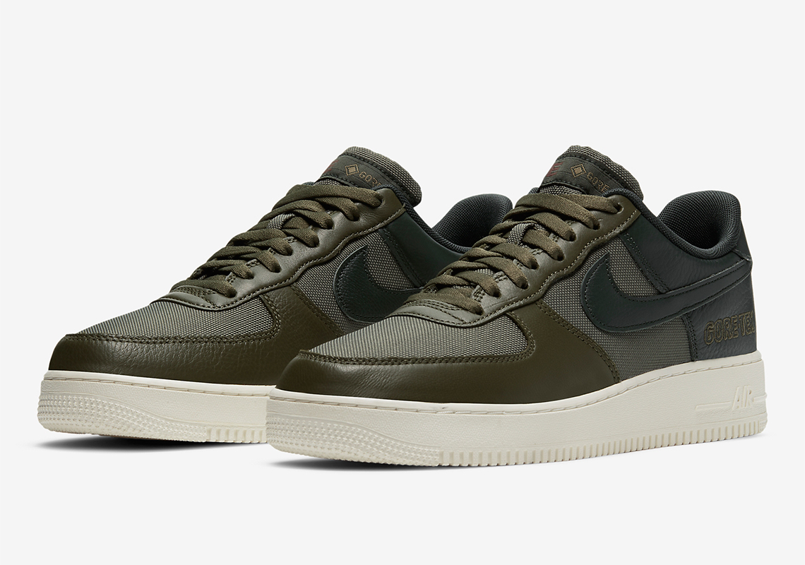 Olive And Sail Pair Up For Latest Nike Air Force 1 Low GORE-TEX