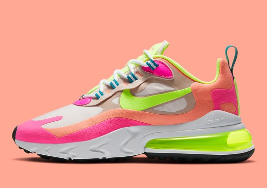 Bright Neon Highlighters Arrive Once Again On The Nike Air Max 270 React