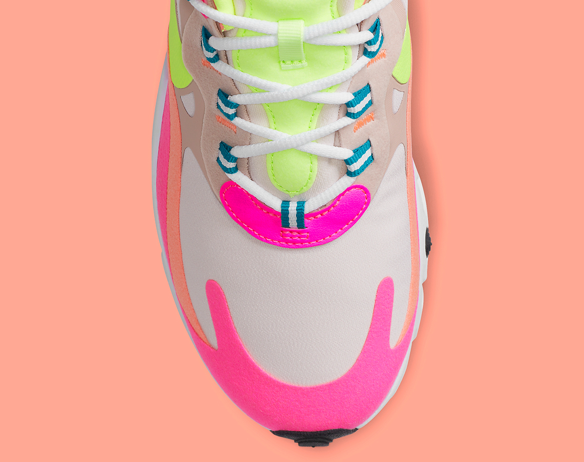 Nike Air Max 270 React Pink Volt (Women's) - DC1863-600 - US