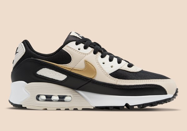 Nike Air Max 90 Black Metallic Gold DB9578-001 | SneakerNews.com