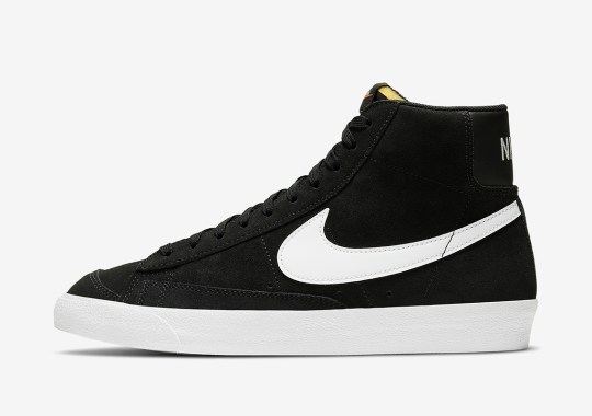 The Nike Blazer Mid ’77 Gets A Simple Black Suede Construction