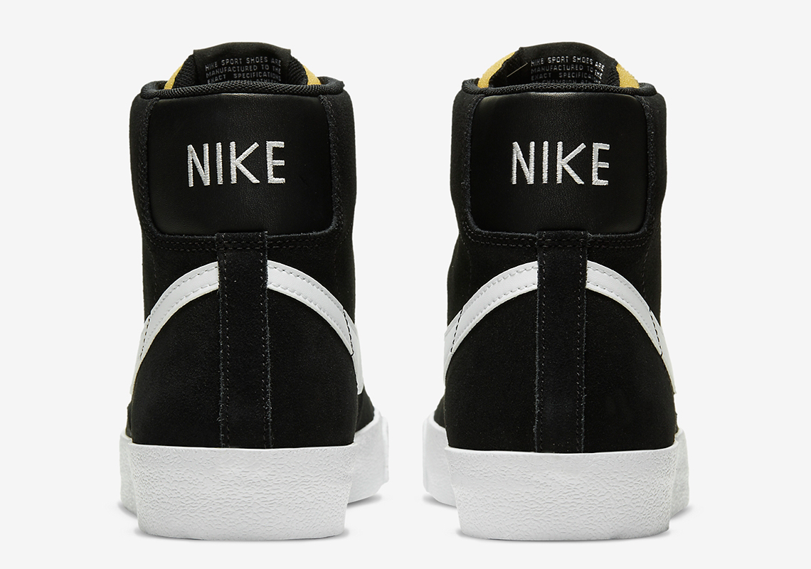 Nike Blazer Mid 77 Suede Black White CI1172-005 | SneakerNews.com