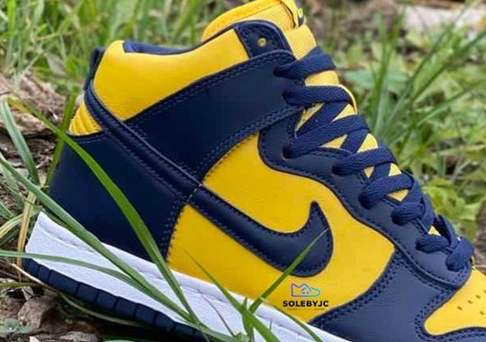 First Look At The Nike Dunk High SP “Michigan”