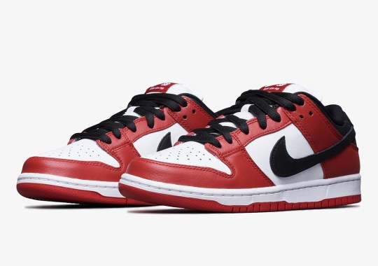 The Nike vulc SB Dunk Low J-Pack "Chicago" Is Restocking In Europe