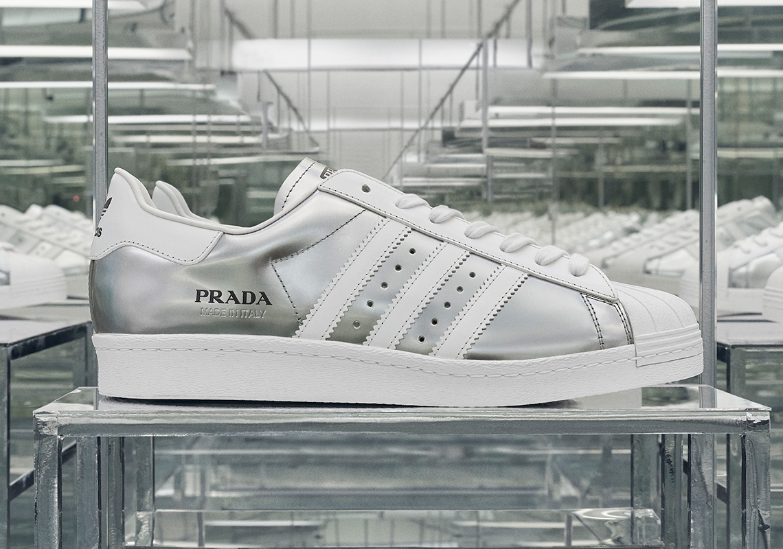 Prada Adidas Superstar Silver White Release Date 2