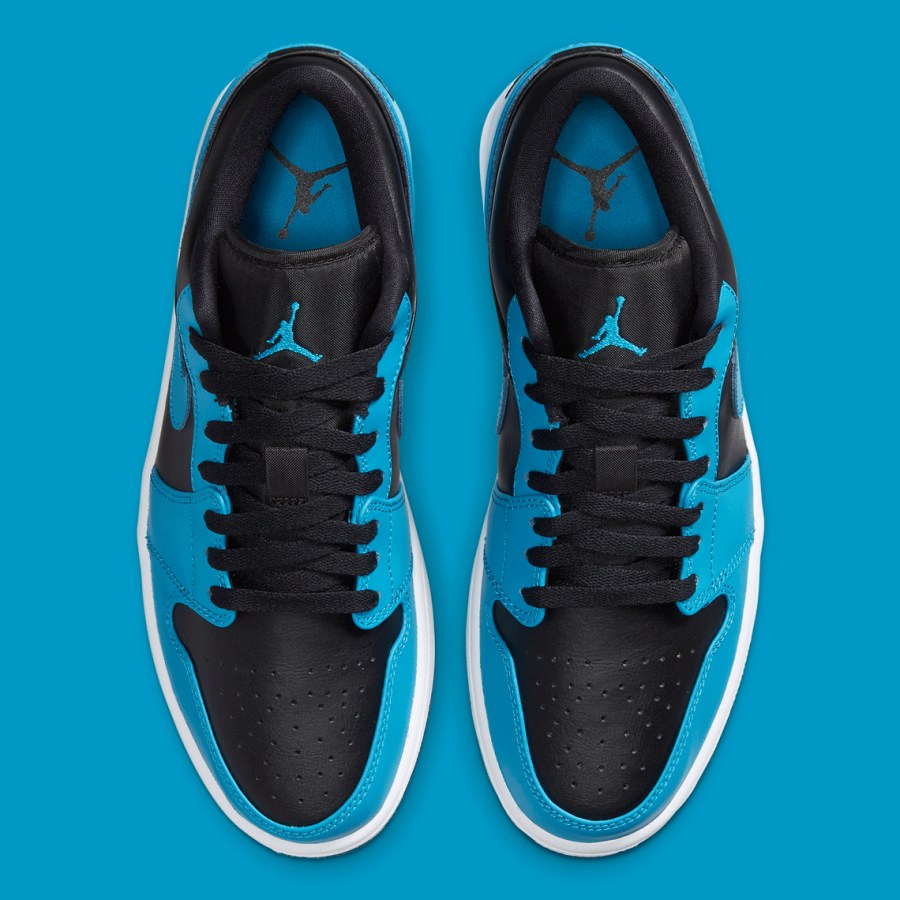 Air Jordan 1 Low Laser Blue Black 553558-410 | SneakerNews.com