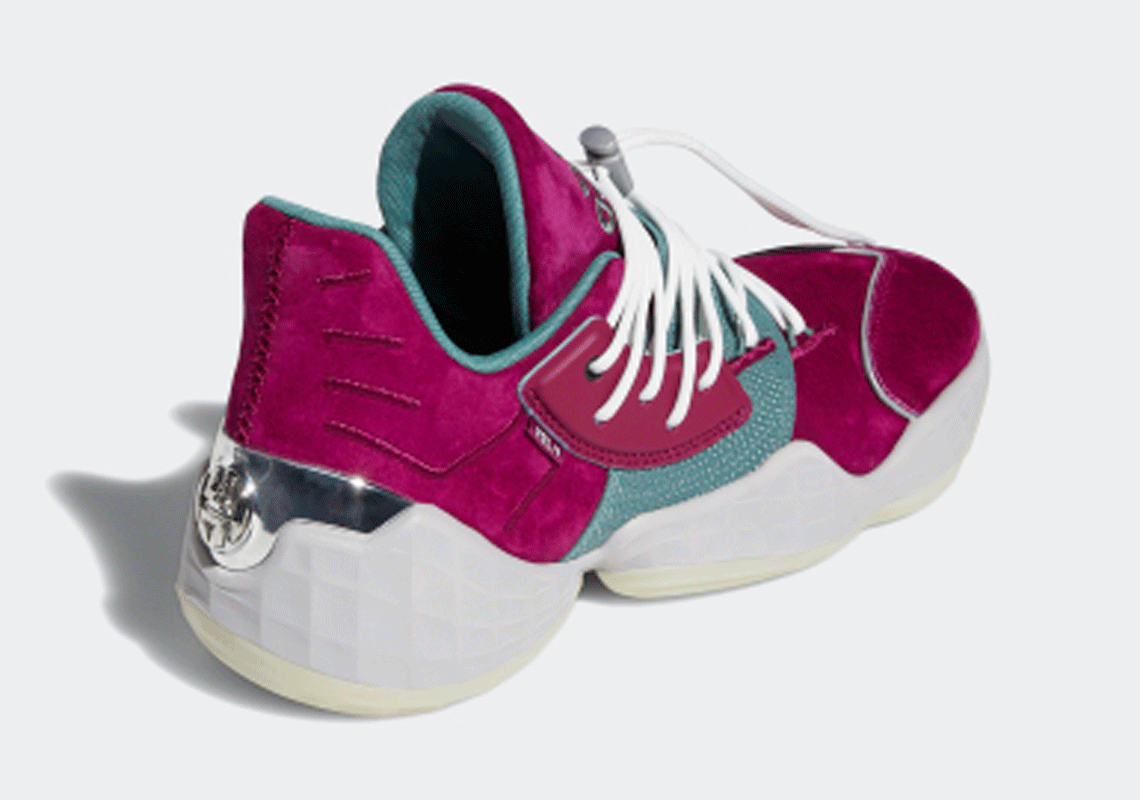 Daniel Patrick adidas Harden Vol. 4 FY2791 Berry | SneakerNews.com