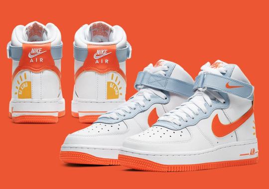 The Nike Air Force 1 High Adds A Sunny “Be Kind” Graphic