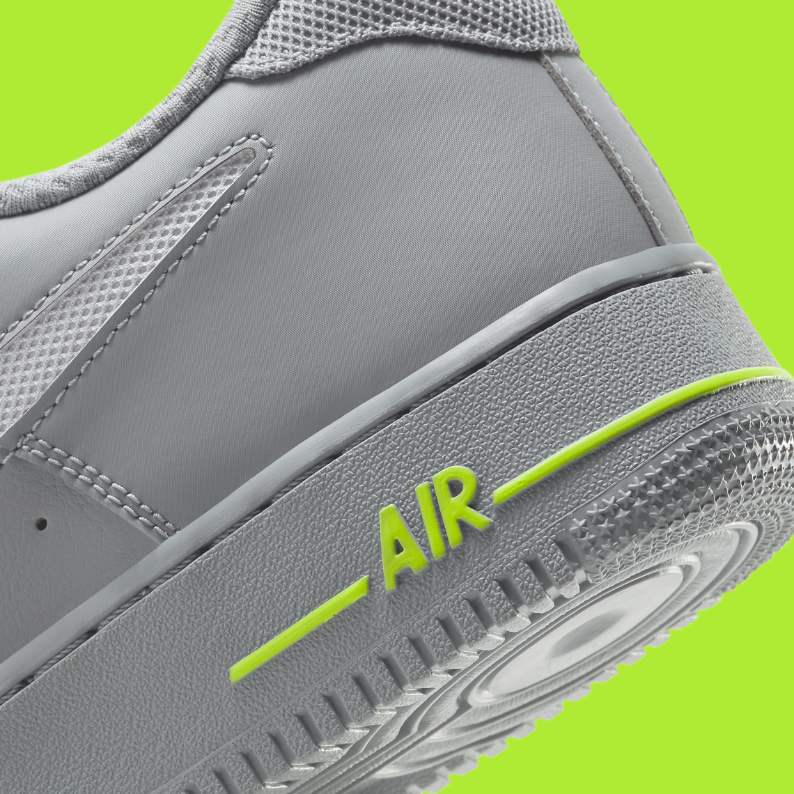 grey and lime air force 1