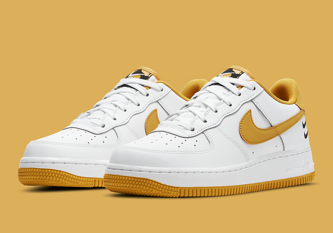 mustard yellow nike air force 1