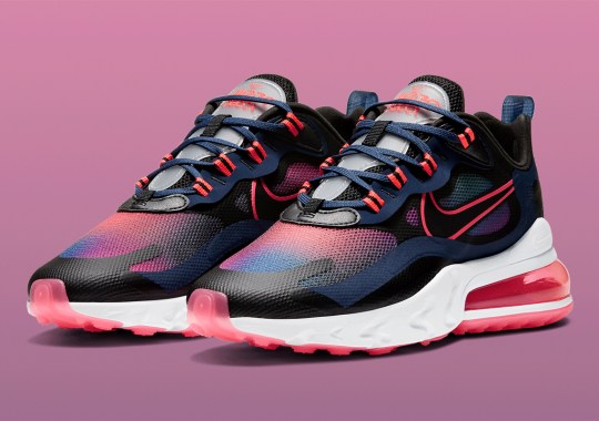 The Nike Air Max 270 SE For Women Blends Colors On Mesh Underlay