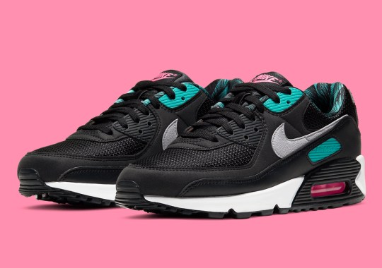 The Ever-Popular Teal And Pink Come Together On The Nike Air Max 90