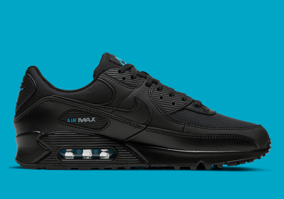 air max 90 laser blue black