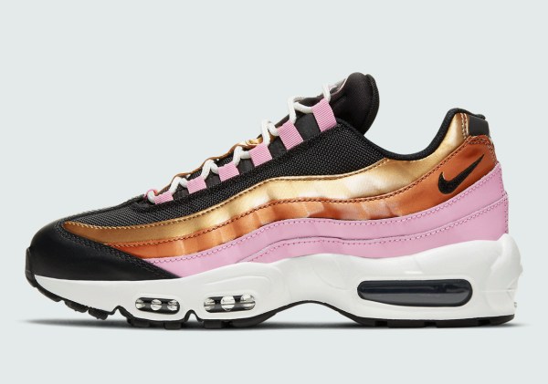 Nike Air Max 95 Women's Pink Gold CU8080-800 | SneakerNews.com