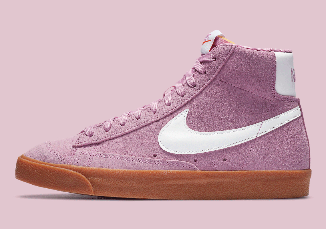 Nike Blazer Mid '77 Pink Gum Brown 