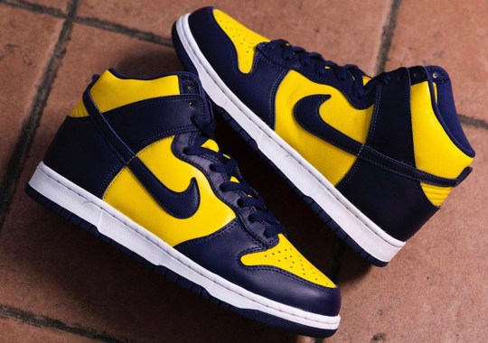 The Nike Dunk High SP “Michigan” Releases Tomorrow