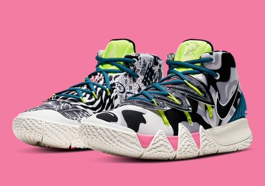 The Nike Kybrid S2 Pairs Neon Accents With A “What The” Set Of Patterns