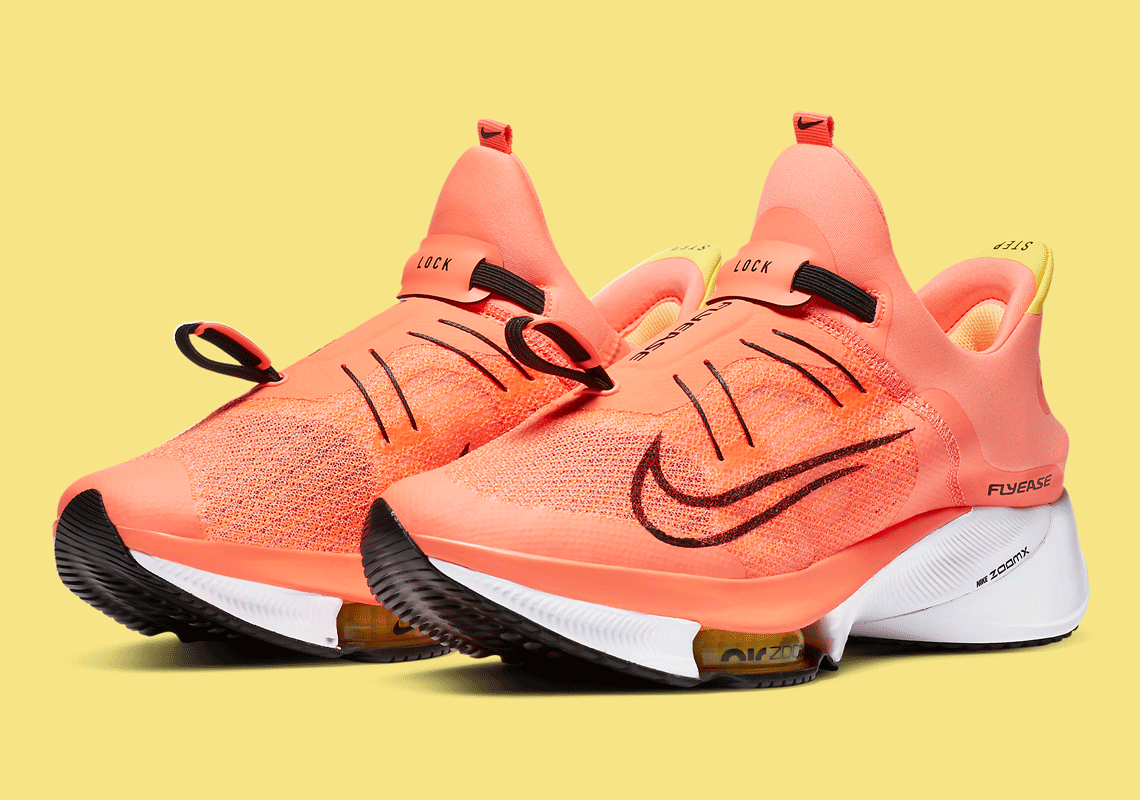 The Nike Zoom Tempo NEXT% FlyEase Gets A Bright Mango Treatment