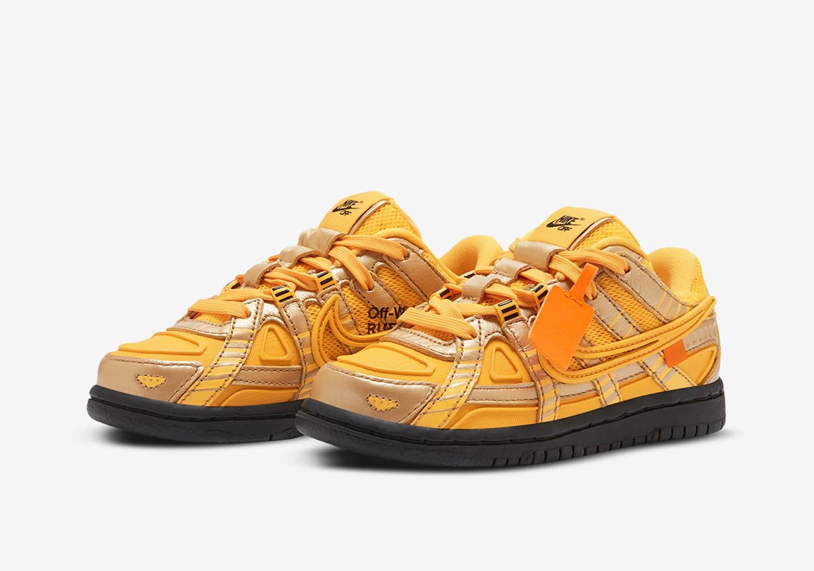 Off-White Nike Rubber Dunk University Gold Release Date | SneakerNews.com
