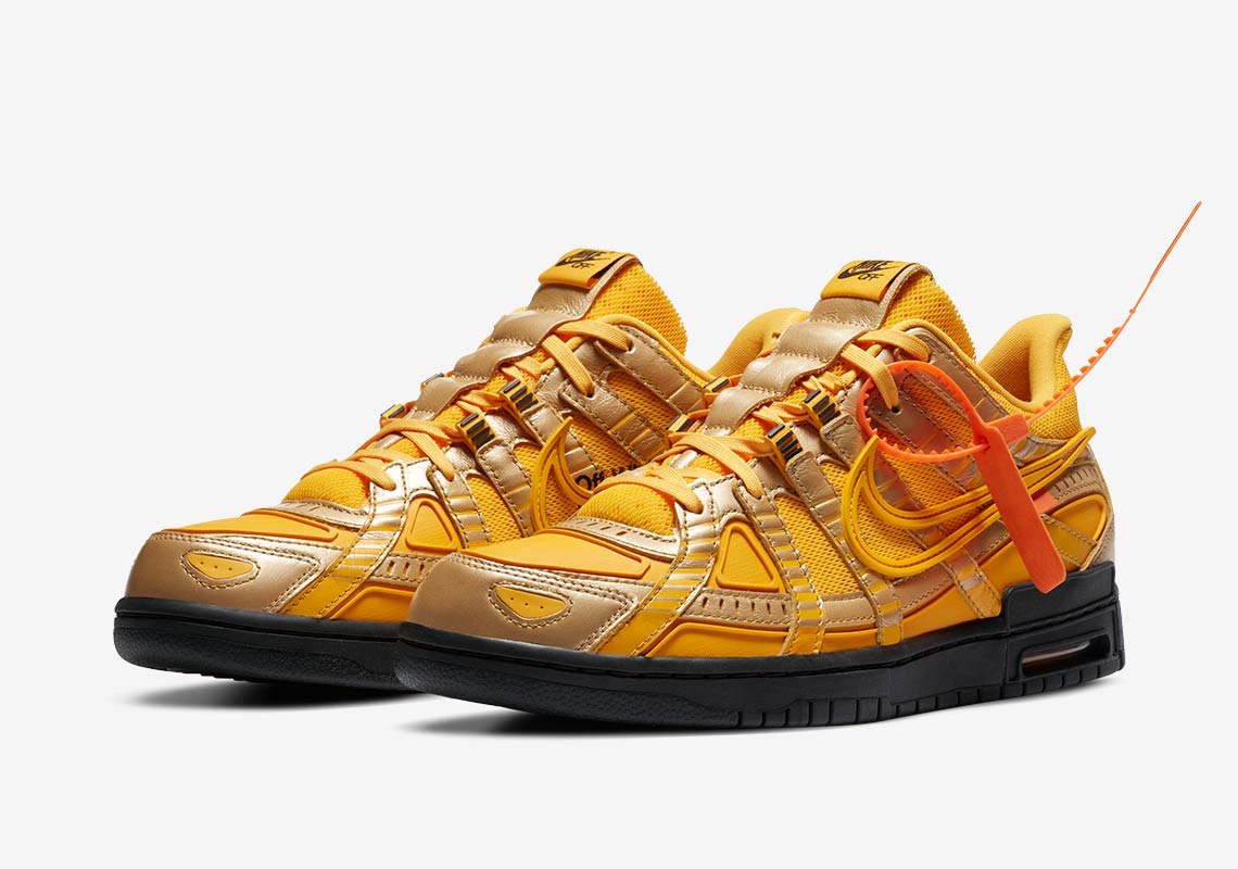 Off White Nike Rubber Dunk Yellow Cu6015 700 3 1