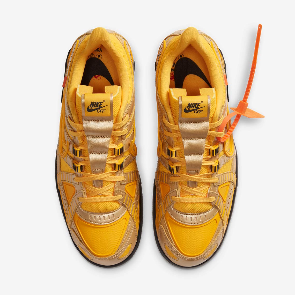 Off White Nike Rubber Dunk Yellow Cu6015 700 4 1