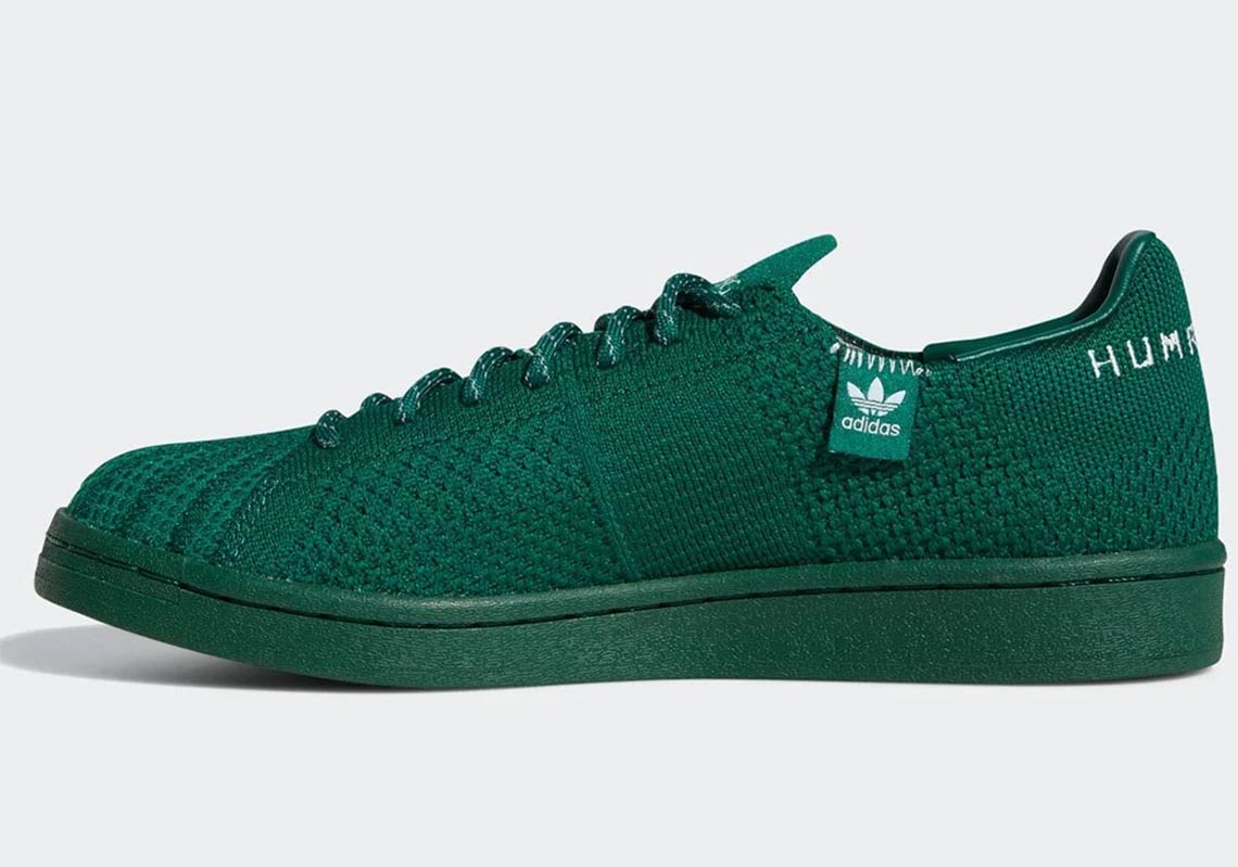 Pharrell Adidas Superstar Primeknit Green 4