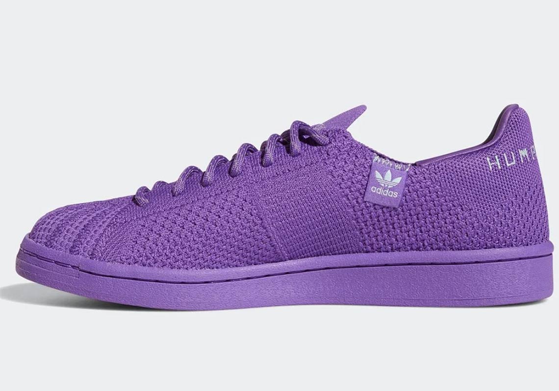 Pharrell Adidas Superstar Primeknit Purple 3