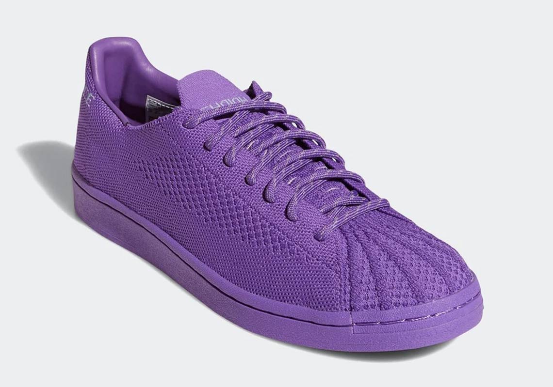 Pharrell Adidas Superstar Primeknit Purple 5