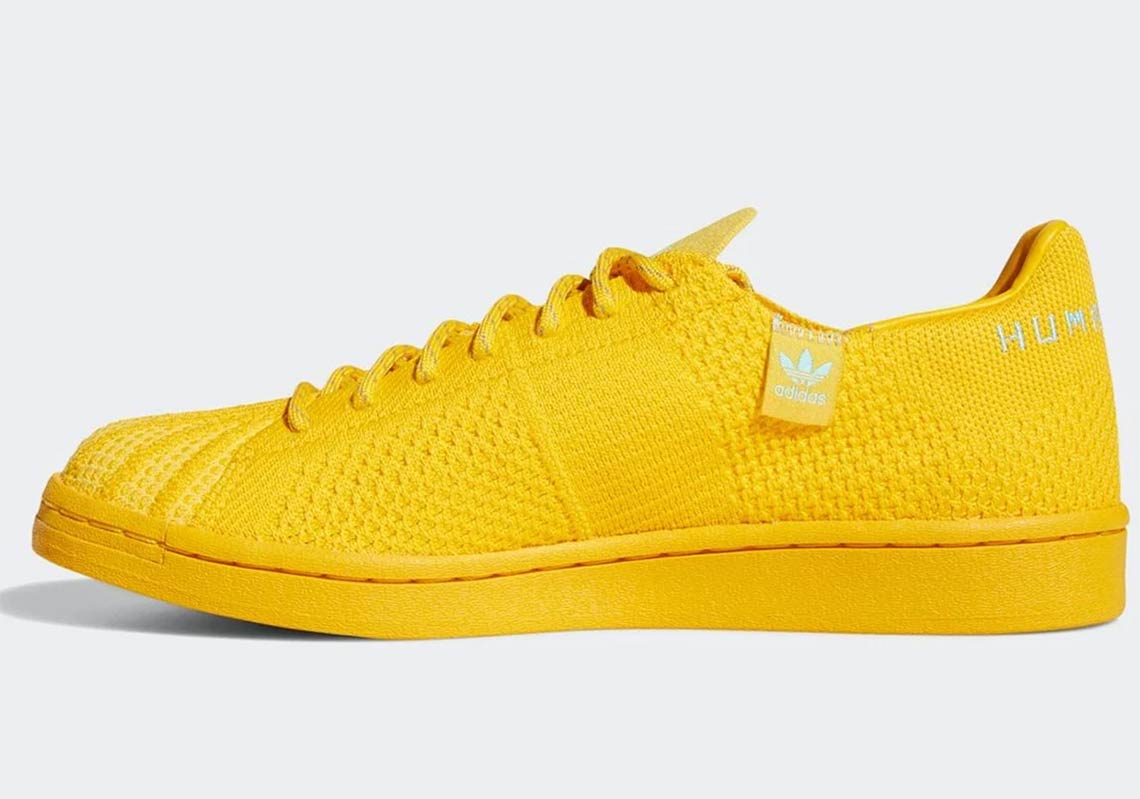 Pharrell Adidas Superstar Primeknit Yellow S42929 2
