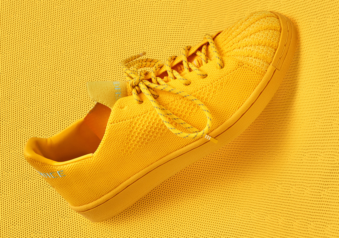 Pharrell Adidas Superstar Primeknit Yellow