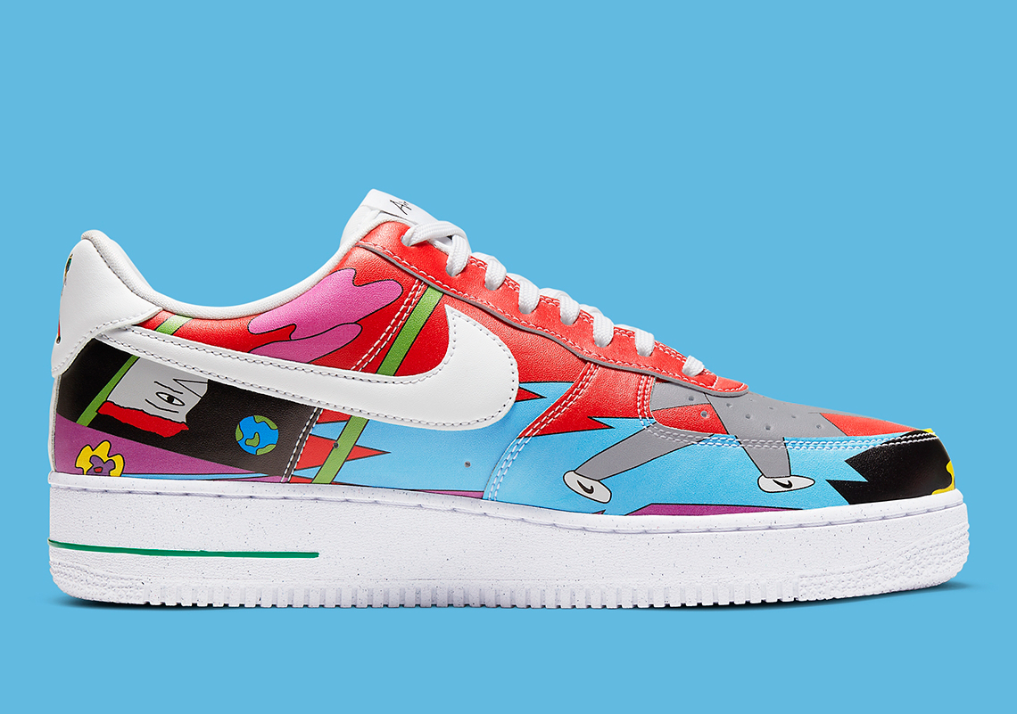 ruohan wang x nike air force 1 low sneakers