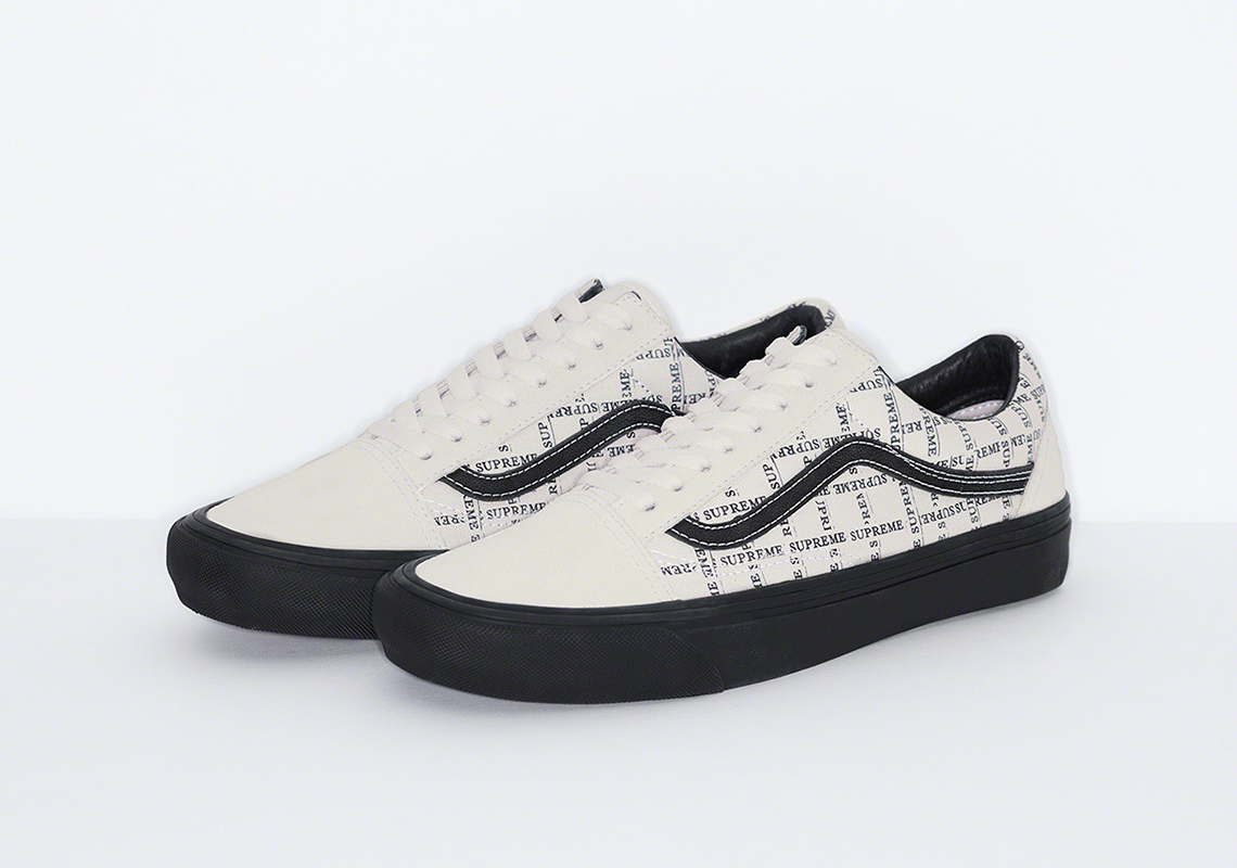 Release Details: Supreme x Vans Half Cab & Old Skool - Sneaker Freaker