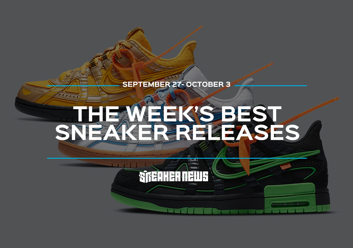 The Off-White x Nike Rubber Dunks And Union x Air Jordan 4 "Off Noir" Headline This Week's Best Sneaker Releases