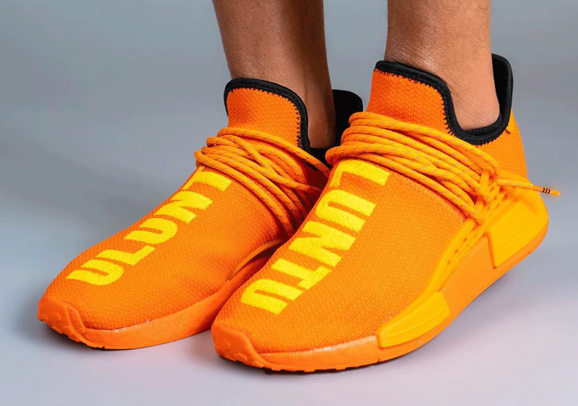شركة مساند Pharrell adidas NMD Hu Orange GY0095 Release | SneakerNews.com شركة مساند