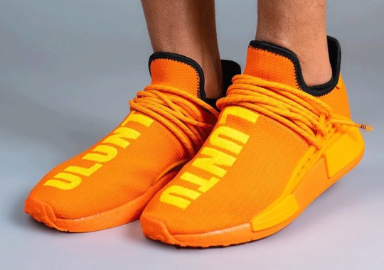 Pharrell x adidas NMD Hu Appears In Orange