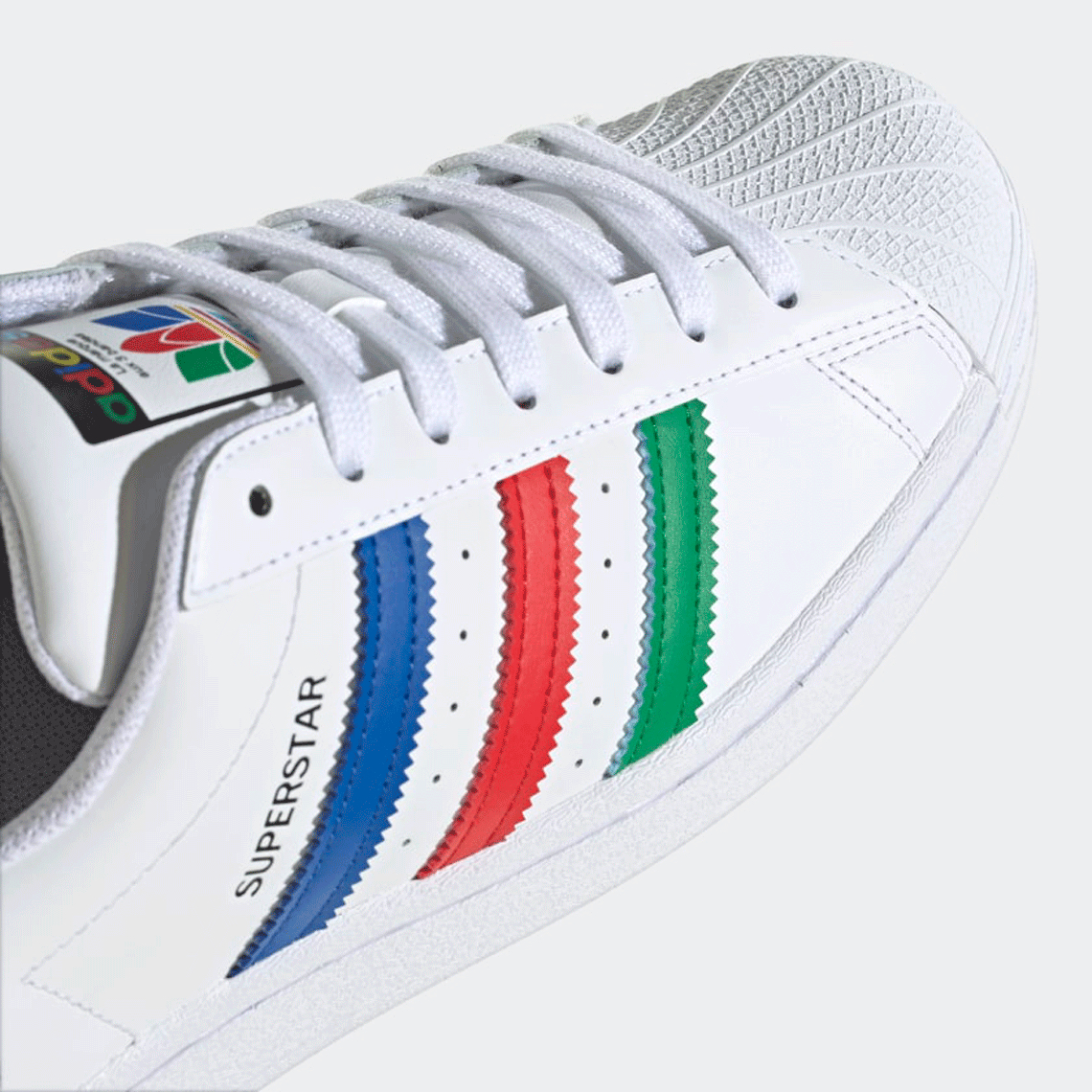 adidas superstar multicolor stripes
